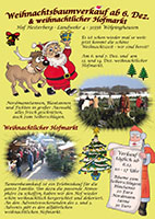 Flyer Weihnachtsbaumverkauf 2023